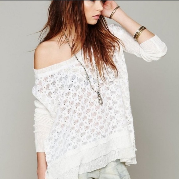 Free People Sweaters - FREE PEOPLE//Windows To My Soul Sweater 🤍